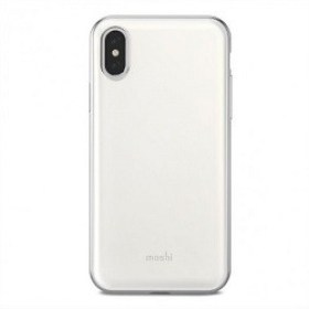 Husa Back Case TPU Smartphone MD Moshi Apple iPhone XS/X, iGlaze, White Telefoane mobile Chisinau
