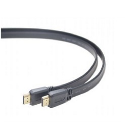 Cablu-HDMI-to-HDMI-1.0m-Cablexpert-FLAT-male-male-CC-HDMI4F-1M-Black-pret-chisinau