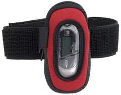 ELECOM E65060 MP3 Player Case Runner, Red-Black
