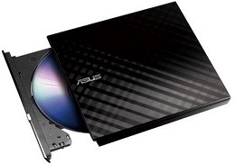 ASUS SDRW-08D2S-U LITE Black External Slim DVD+-R/RW Drive accesorii md componente pc Computere Chisinau