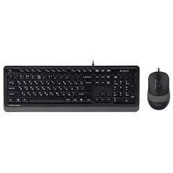 Set Tastatura si Mouse cu fir A4Tech F1010 Laser Engraving Splash Proof 1600dpi 4 buttons magazin online Calculatoare Chisinau