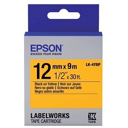Tape Cartridge EPSON 12mm/9m /Yellow LK4YBP C53S654008 cartuse printere md