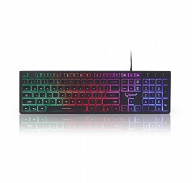 Tastatura-cu-fir-Gembird-KB-UML-01-Rainbow-multimedia-black-pret-magazin-calculatoare-md-chisinau