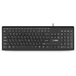 Tastaturi-MD-Keyboard-SVEN-KB-S307M-Multimedia-Black-USB-Componente-PC-Calculatoare-Chisinau