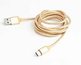 Cablu Micro USB2.0 MicroB-AM md Cablexpert CCB-mUSB2B-AMBM-6-G Gold