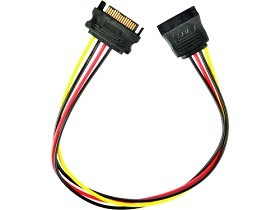 Cablu-SATA-power-extention-cable-0.3m-Cablexpert-CC-SATAMF-01-componente-pc-moldova-calculatoare-chisinau