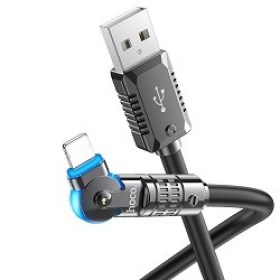 Cablu-USB-to-Lighning-HOCO-U118-Triumph-1.2m-Black-chisinau-itunexx.md