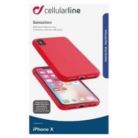 Carcasa Husa TPU Cellularline Apple iPhone XS/X Sensation case Red Chisinau magazin accesorii telefoane md