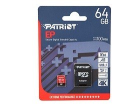 Card Memorie 64GB Patriot LX Professional MicroSDXC UHS-I Class 10 Adapter MicroSD accesorii telefoane foto video Chisinau