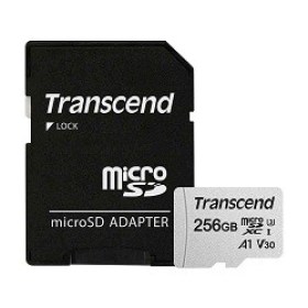 Card de Memorie 256GB MicroSD UHS-I+SD adapter Transcend TS256GUSD300S internet magazin Moldova