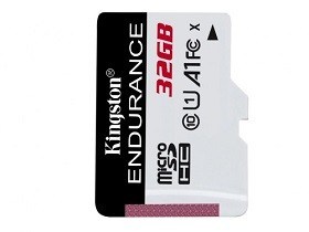 Card de Memorie pentru Telefon 32GB microSD Class10 A1 UHS-I FC+SD adapter Kingston High Endurance 600x SDCE/32GB