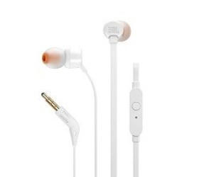 Casti JBL T110 In ear headphones with microphone White