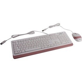 Cumpar-Kit-tastatura-cu-mouse-USB-A4Tech-F1010-Laser-Engraving-Black-Pink-pret-calculatoare-md