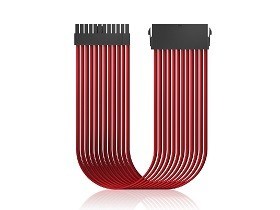 DEEPCOOL-EC300-24P-RD-RED-Extension-cable-24-20+4-pin-ATX-18AWG-fiber-Componente-PC-Chisinau