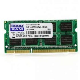GOODRAM SODIMM DDR3 4GB, 1600 Mhz, CL11