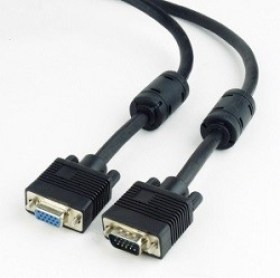 Gembird Cable VGA Premium Extension Black, 10.0m