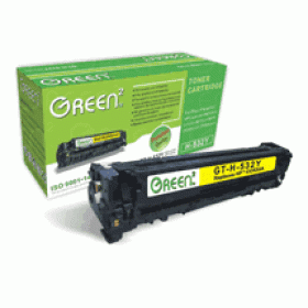Green2 GT-H-532Y-C,HP CC532A, Yellow