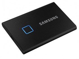 Hard Disk Extern MD 2.5" 1.0TB Samsung Portable SSD T7 Touch FP ID USB3.2/Type-C Black Magazin Calculatoare Chisinau