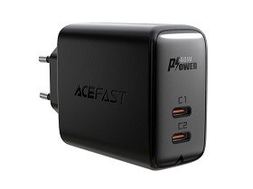 Incarcator-USB-Charger-ACEFAST-A9-Dual-port-2xUSB-C-GaN-PD20W-Black-chisinau-itunexx.md