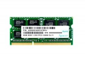 Memorie RAM Laptopuri MD 8GB DDR3 1600MHz SODIMM Apacer PC12800 CL11 1.35V Componente Notebook Chisinau
