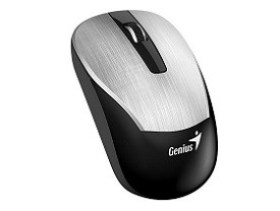 Mouse Wireless Genius ECO-8015 Optical 800-1600dpi Silver magazin accesorii computere md Chisinau