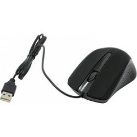 Mouse cu fir USB Qumo M66 Optical Black accesorii magazin md calculatoare in Chisinau
