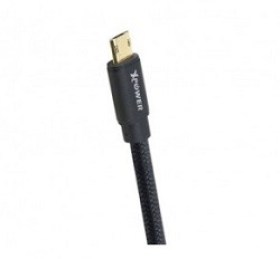 Preturi Cablu micro USB Xpower Micro cable Nylon 2m Black magazin online Calculatoare Chisinau