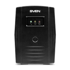 SVEN Pro 1000 USB Line-interactive with AVR, 1000VA/720W, Black