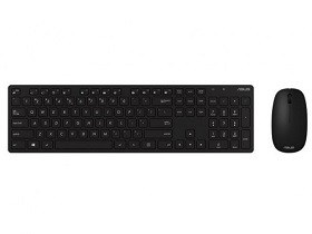 Set Tastatura cu Mouse Wireless Keyboard Mouse Asus W5000 Silent Black magazin componente pc calculatoare md Chisinau