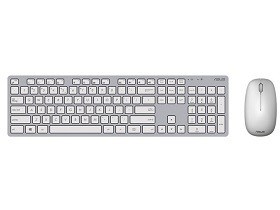 Set Tastatura Mouse fara Fir MD Wireless Asus W5000 Ultra-thin Metal like finish Silent, White Periferice Calculatoare Chisinau