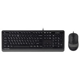 Set Tastatura si Mouse cu fir A4Tech F1010 Laser Engraving Splash Proof 1600dpi 4 buttons magazin online Calculatoare Chisinau