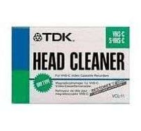 TDK VCL-11 VHS-C/S-VHS-C Head Cleaner
