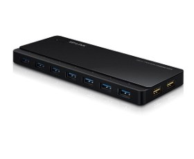 TP-Link UH720, USB3.0 Hub, 7port, Black
