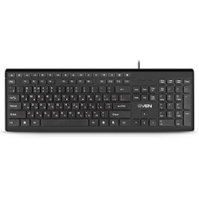 Tastaturi-MD-Keyboard-SVEN-KB-S307M-Multimedia-Black-USB-Componente-PC-Calculatoare-Chisinau