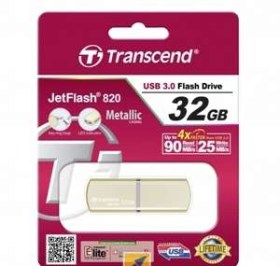 Transcend JetFlash 820, 32GB USB3.0, Gold