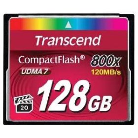 Transcend TS128GCF800, 128GB, Hi-Speed 800X